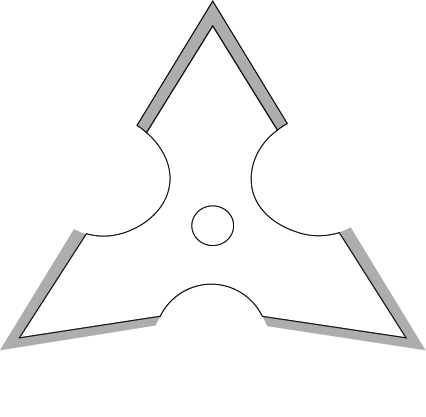 Shuriken Logo White